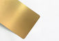 Yapı Dekorasyonunda Altın Rengi Fırçalı Eloksallı Alüminyum Paneller 5052