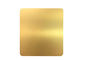 Yapı Dekorasyonunda Altın Rengi Fırçalı Eloksallı Alüminyum Paneller 5052